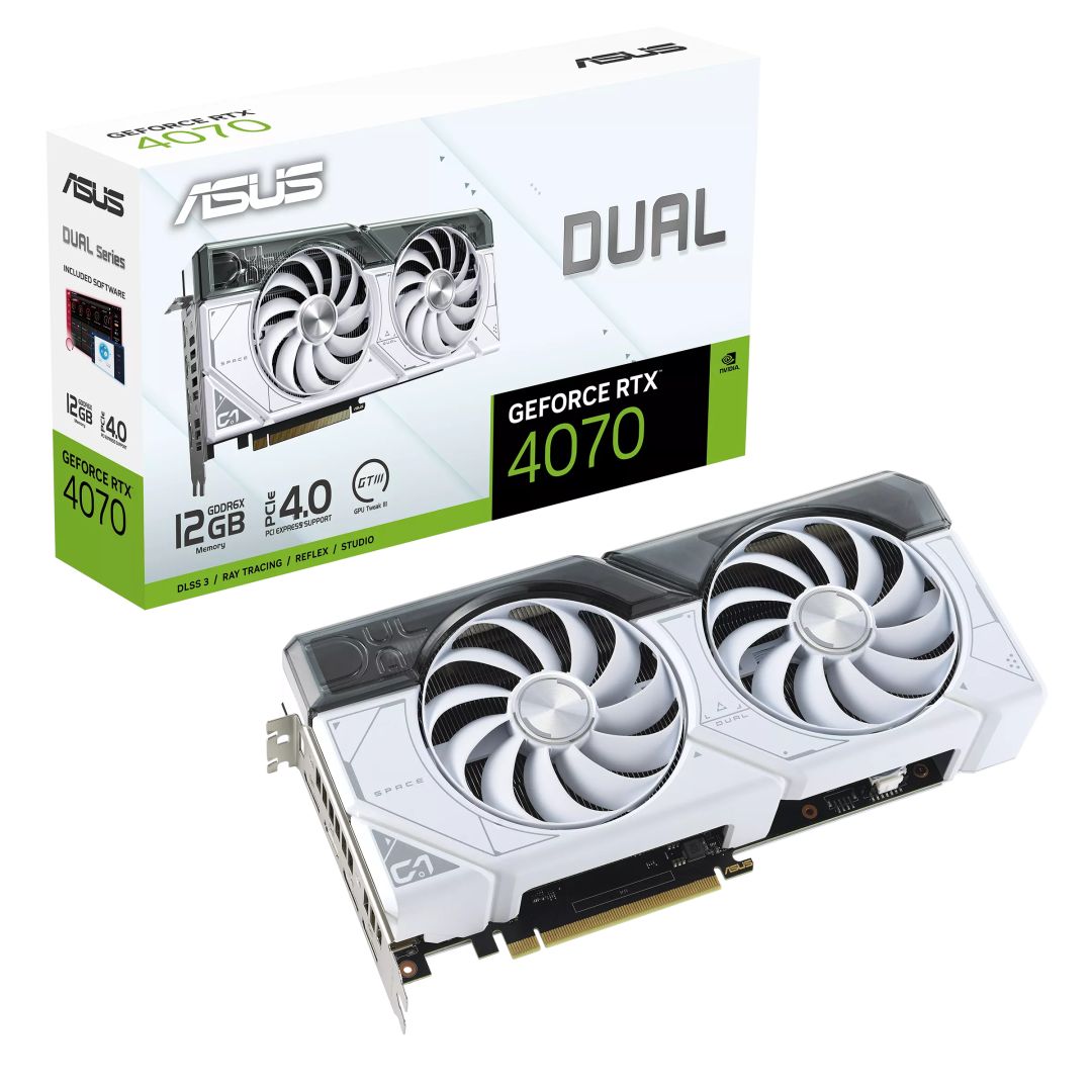 Asus DUAL-RTX4070-12G-WHITE