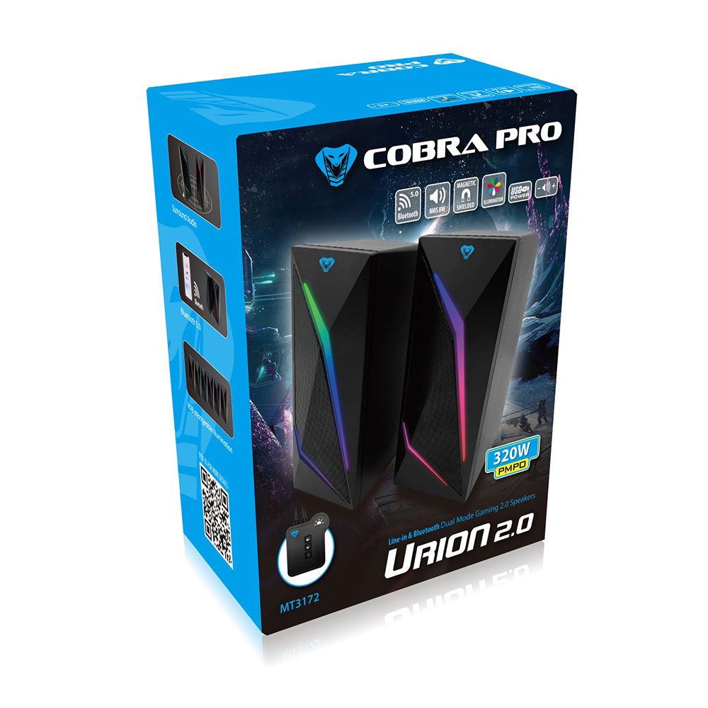 Media-Tech Urion 2.0 Bluetooth Speaker Black