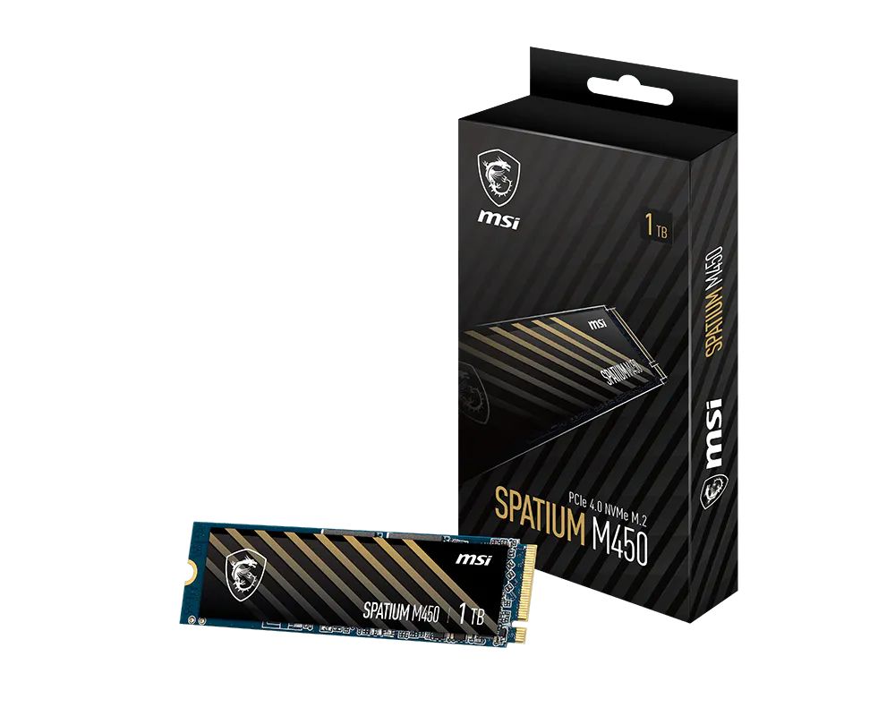 Msi 1TB M.2 2280 NVMe Spatium M450 V1