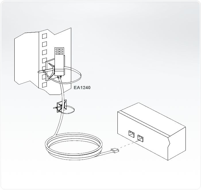 ATEN EA1240 Temperature & Humidity Sensor Black