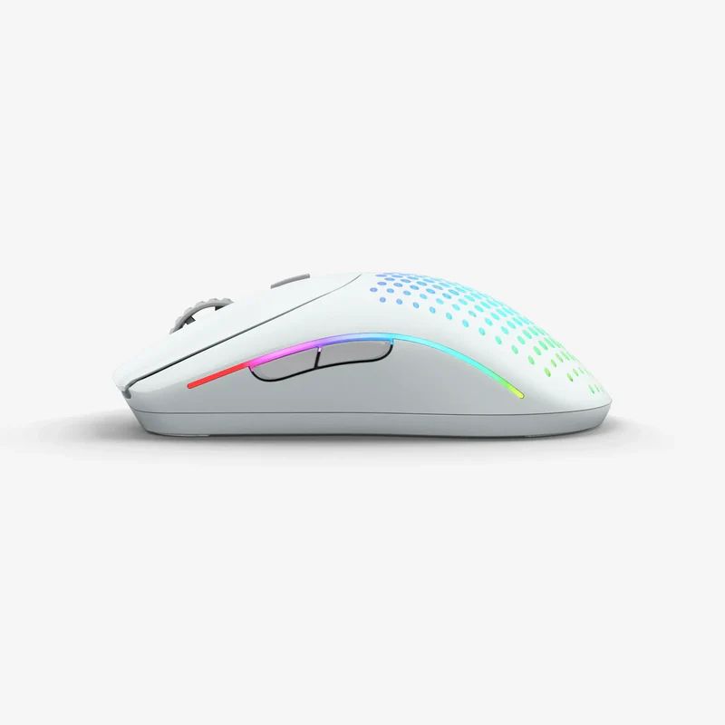 Glorious Model O 2 Wireless Bluetooth RGB Gaming Mouse White