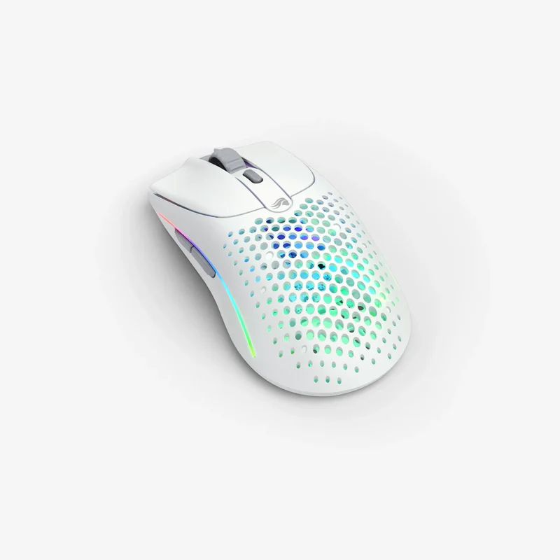 Glorious Model O 2 Wireless Bluetooth RGB Gaming Mouse White