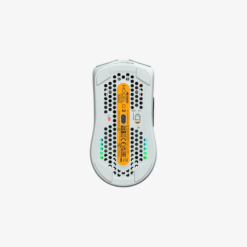 Glorious Model O 2 Wireless Bluetooth RGB Gaming Mouse White