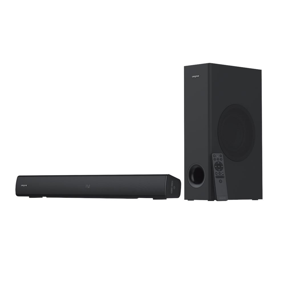 Creative Stage V2 2.1 Soundbar and Subwoofer Black