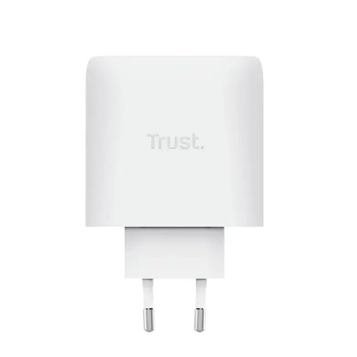 Trust Maxo 65W 2-Port USB-C GaN Charger White