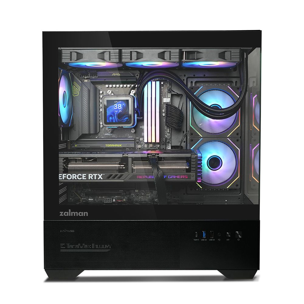 Zalman Chronix V2 RGB Tempered Glass Black