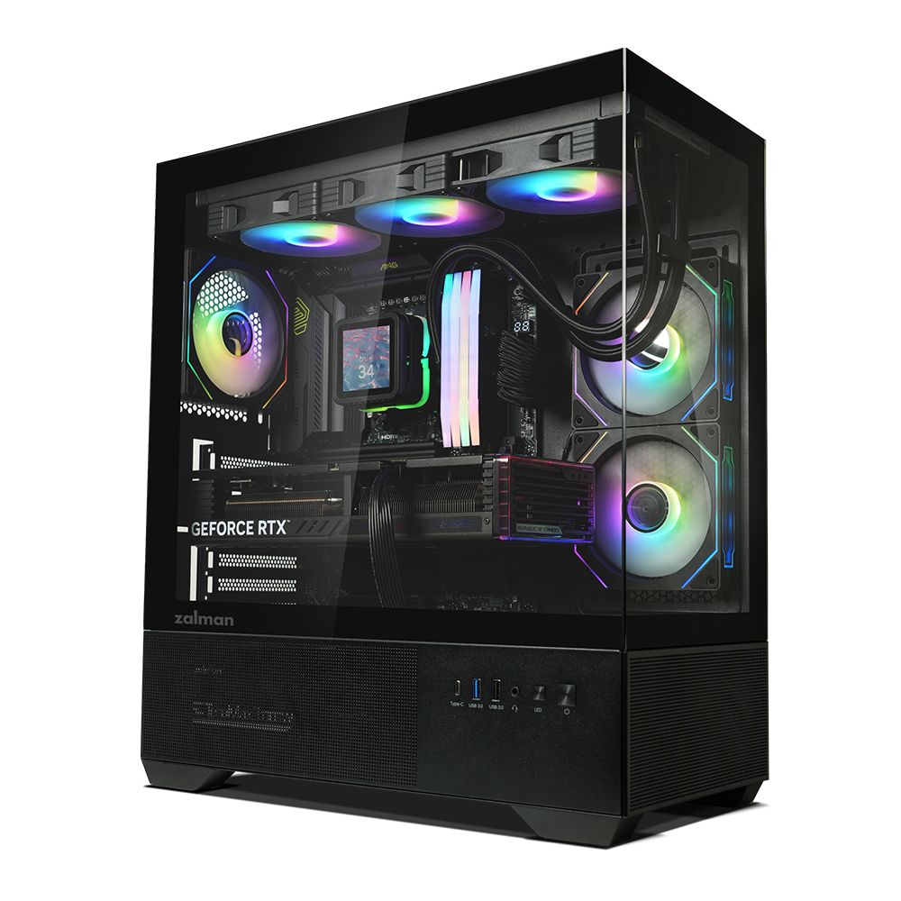 Zalman Chronix V2 RGB Tempered Glass Black