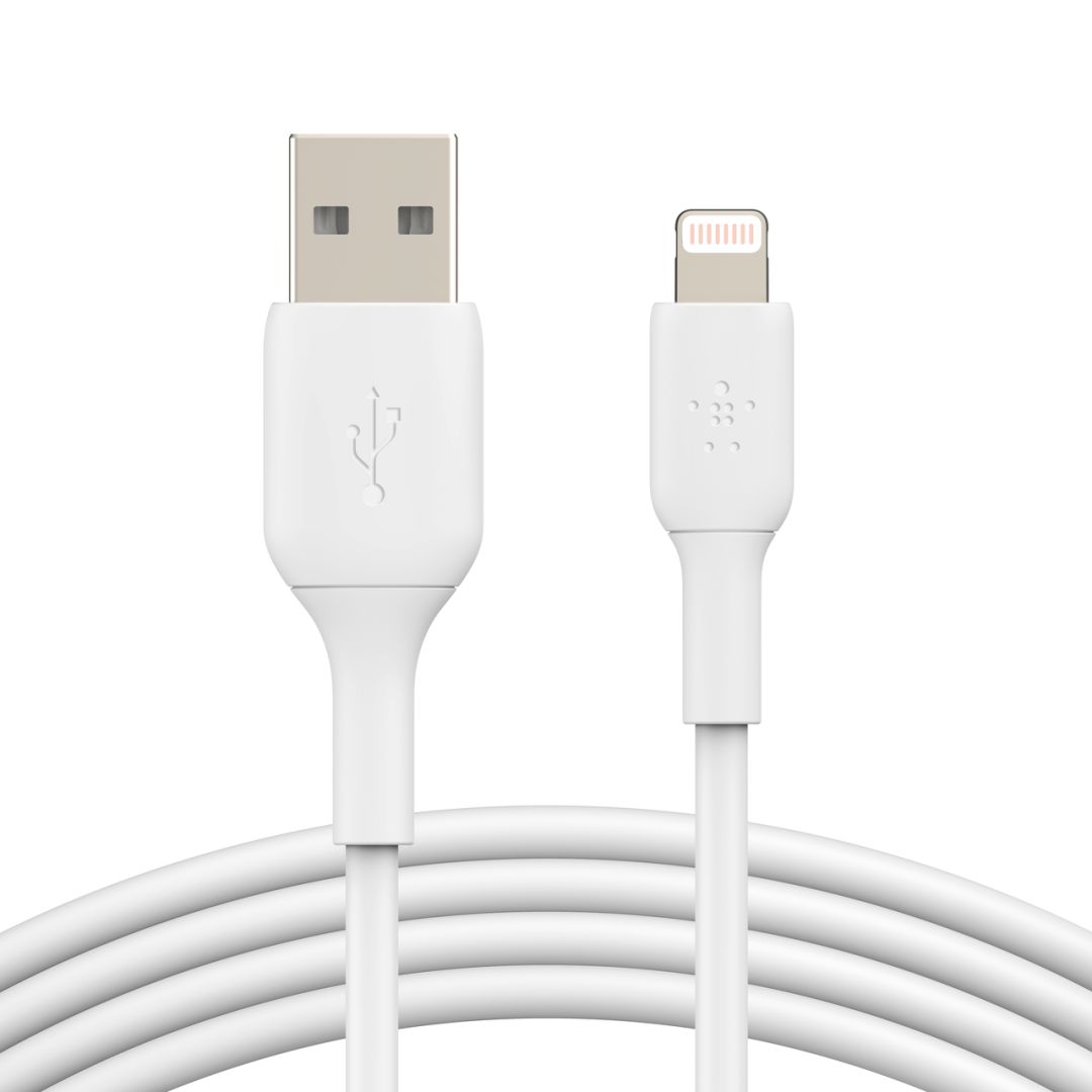 Belkin BoostCharge Lightning to USB-A Cable 3 White