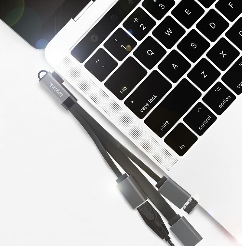 Logilink UA0361 USB-C 3-Port Hub Black/Grey