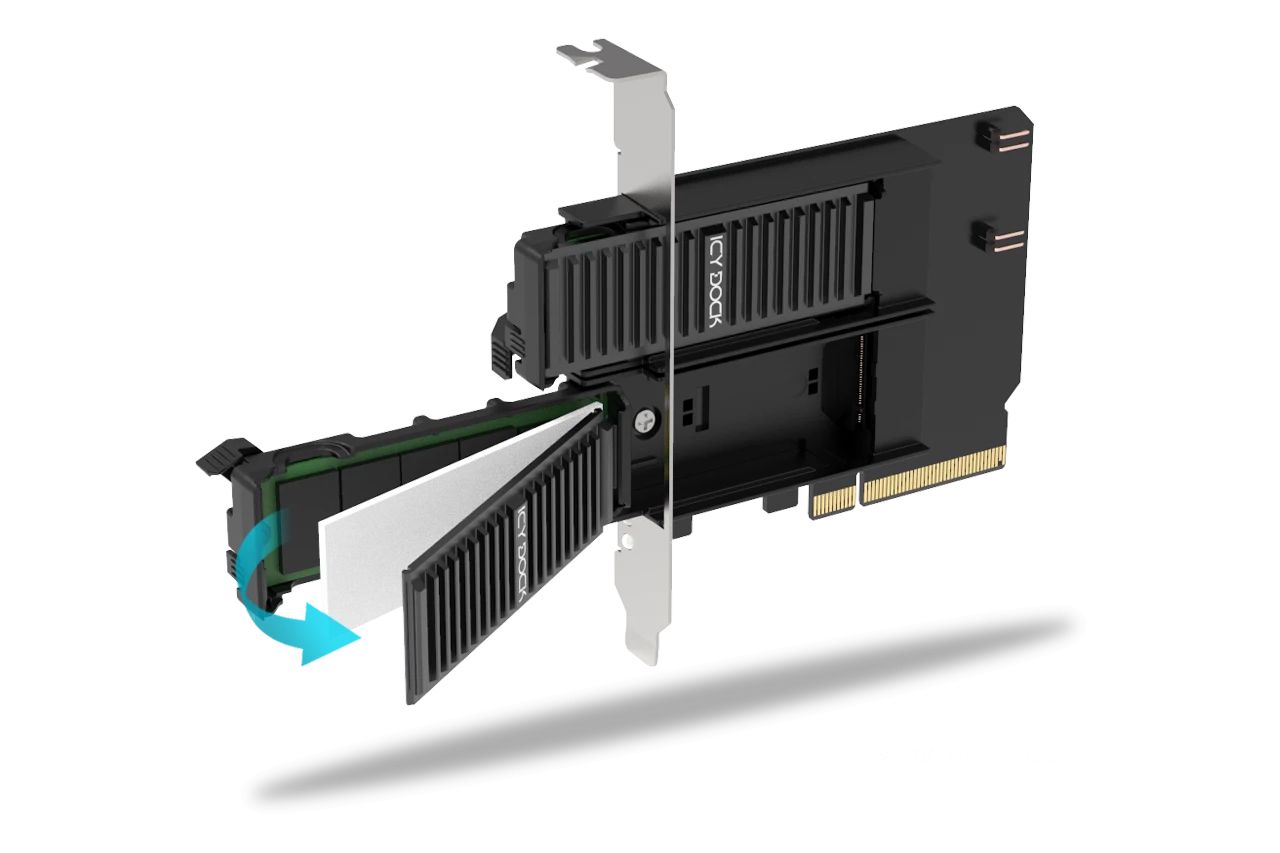 IcyDock MB312M4P-B ExpressSlot Core