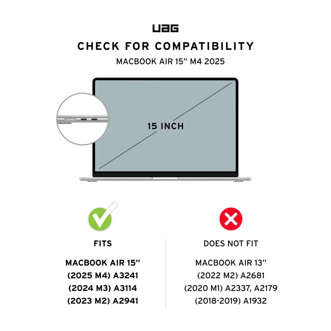 UAG Essential Armor case for MacBook Air 15
