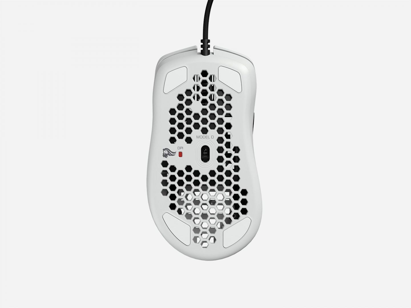 Glorious Model D Gaming Race RGB Glossy White