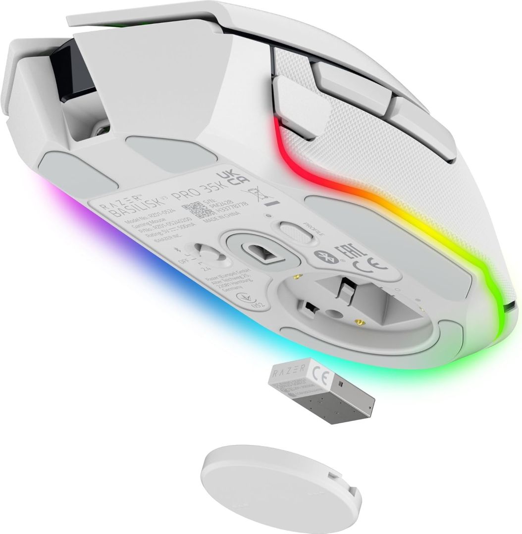 Razer Basilisk V3 Pro 35K Gaming Wireless Bluetooh Mouse White