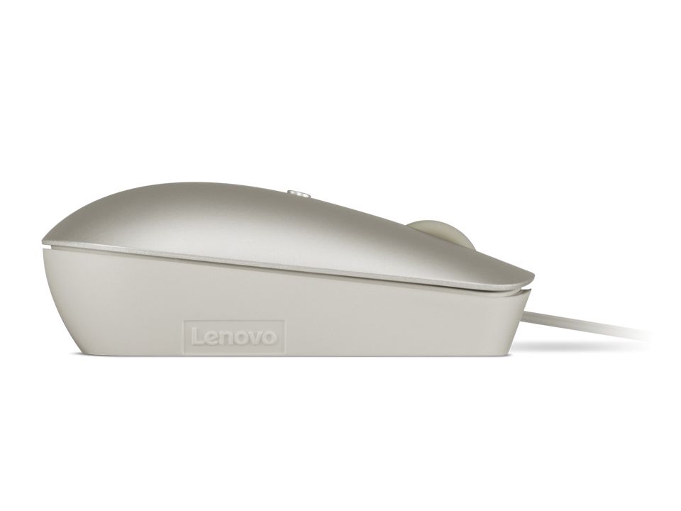 Lenovo 540 USB-C Wired Compact Mouse Sand