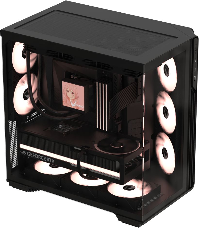 Formula Crystal Z7 PA Tempered Glass Black