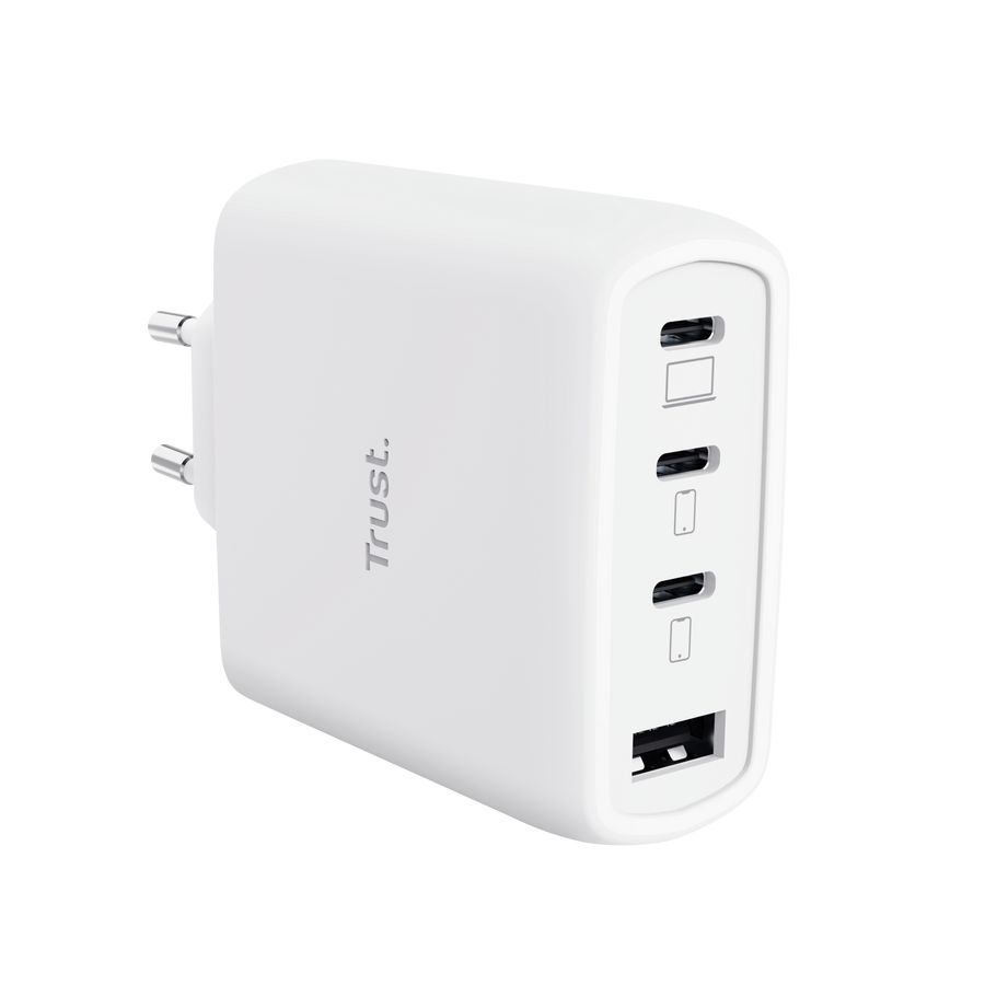 Trust Maxo 65W 4-Port GaN USB Charger White