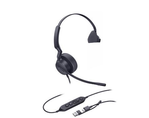Yealink UH42 Mono USB-C/A Headset Black