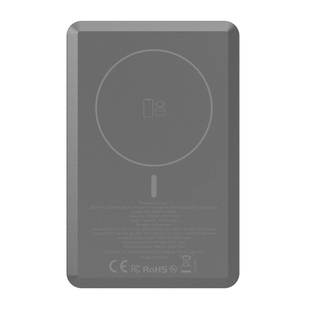 Mobile Origin 20000mAh PowerBank Grey