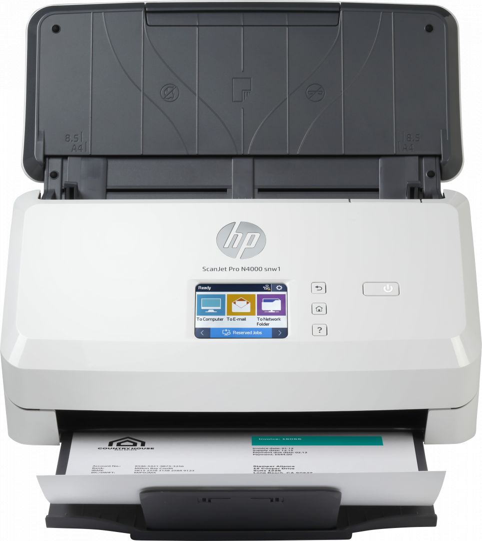 HP Scanjet Pro N4000 snw1 Lapáthúzos Szkenner White