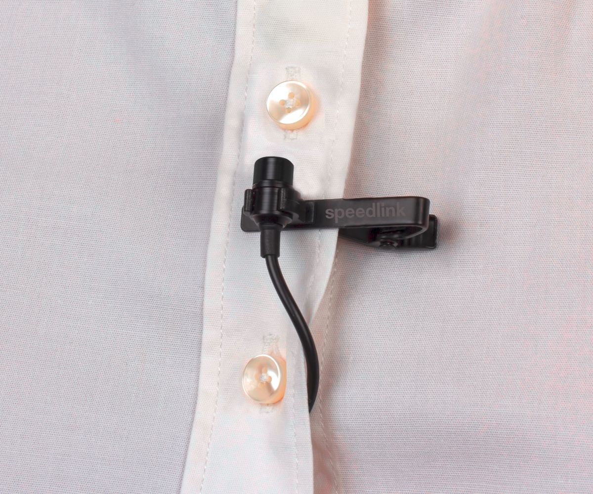Speedlink SPES Clip-On Microphone Black
