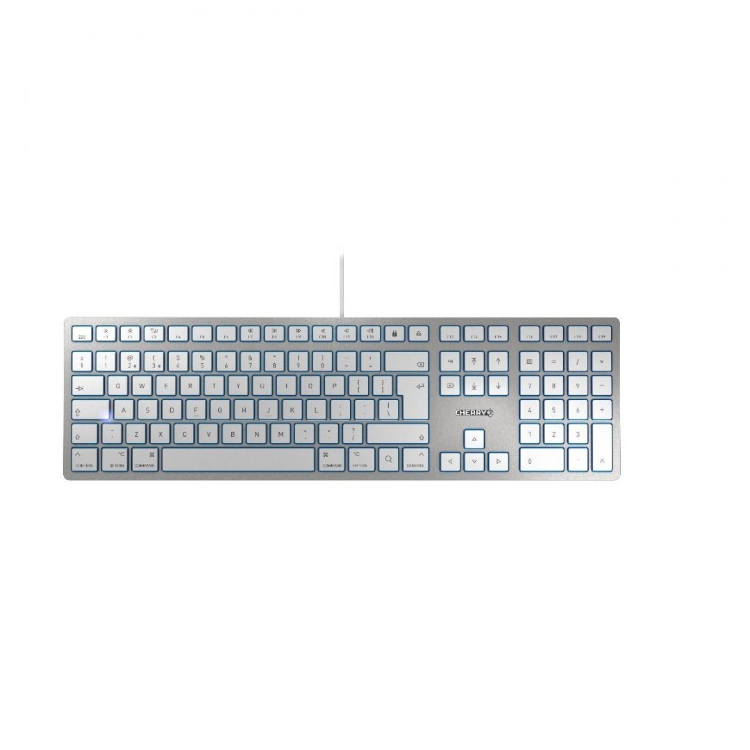 Cherry KC 6000 Slim for Mac billentyűzet Silver UK