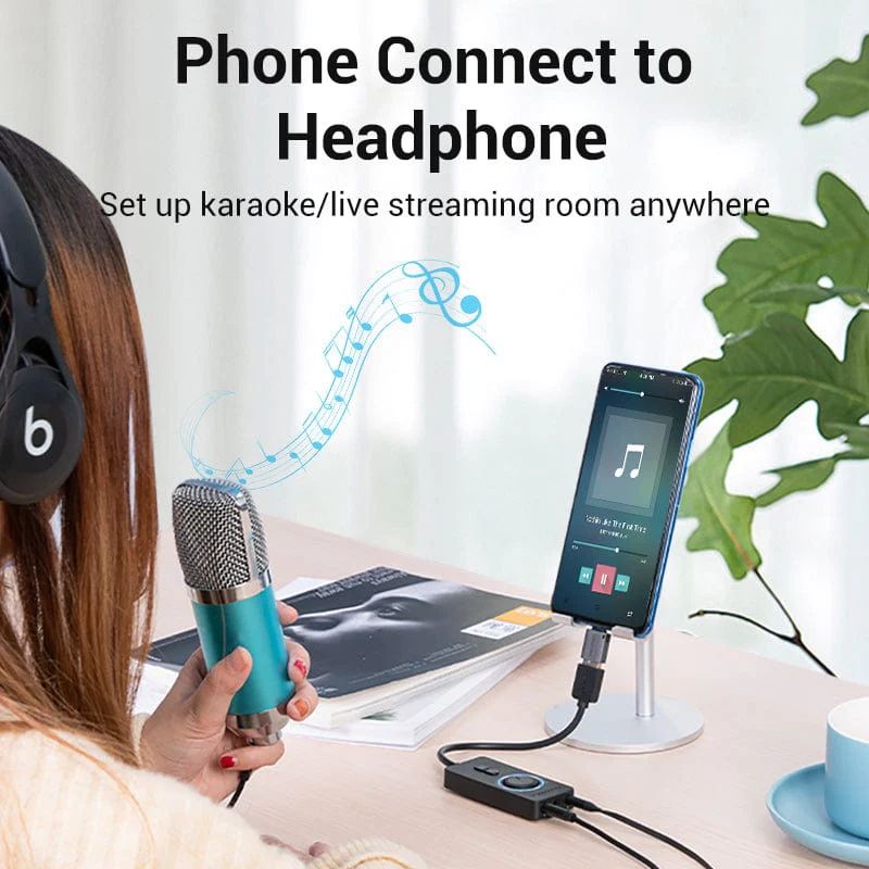 Vention CDRBF USB2.0 Hangkártya