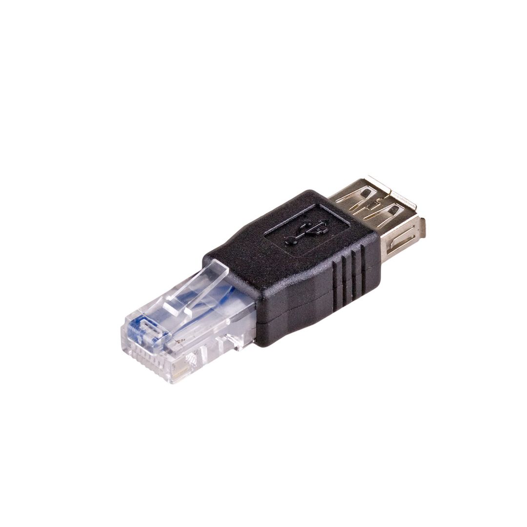 Akyga AK-AD-27 USB / RJ45 Adapter Black