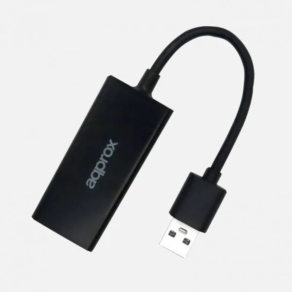 Approx APPC07GV2 USB 3.0 Ethernet Adapter Black