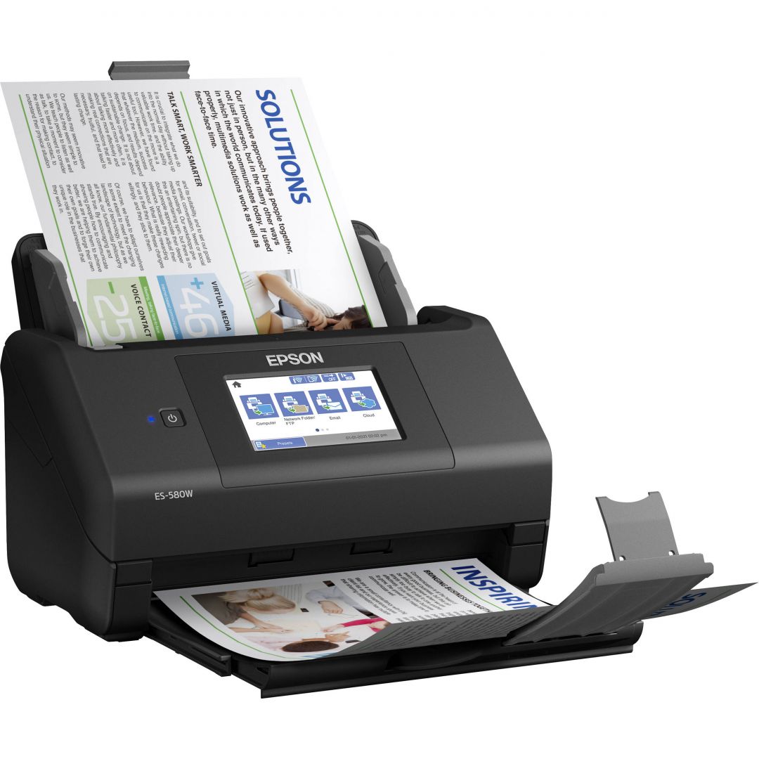 Epson WorkForce ES-580W Lapadagolós Szkenner Black