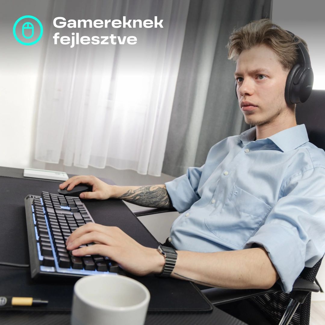 ARTIMO Desk Mat - Micro Series V2 M Egérpad Black