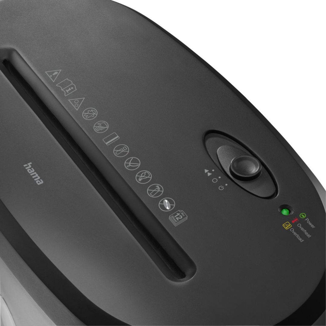 Hama Safe X120 Iratmegsemmisítő Black