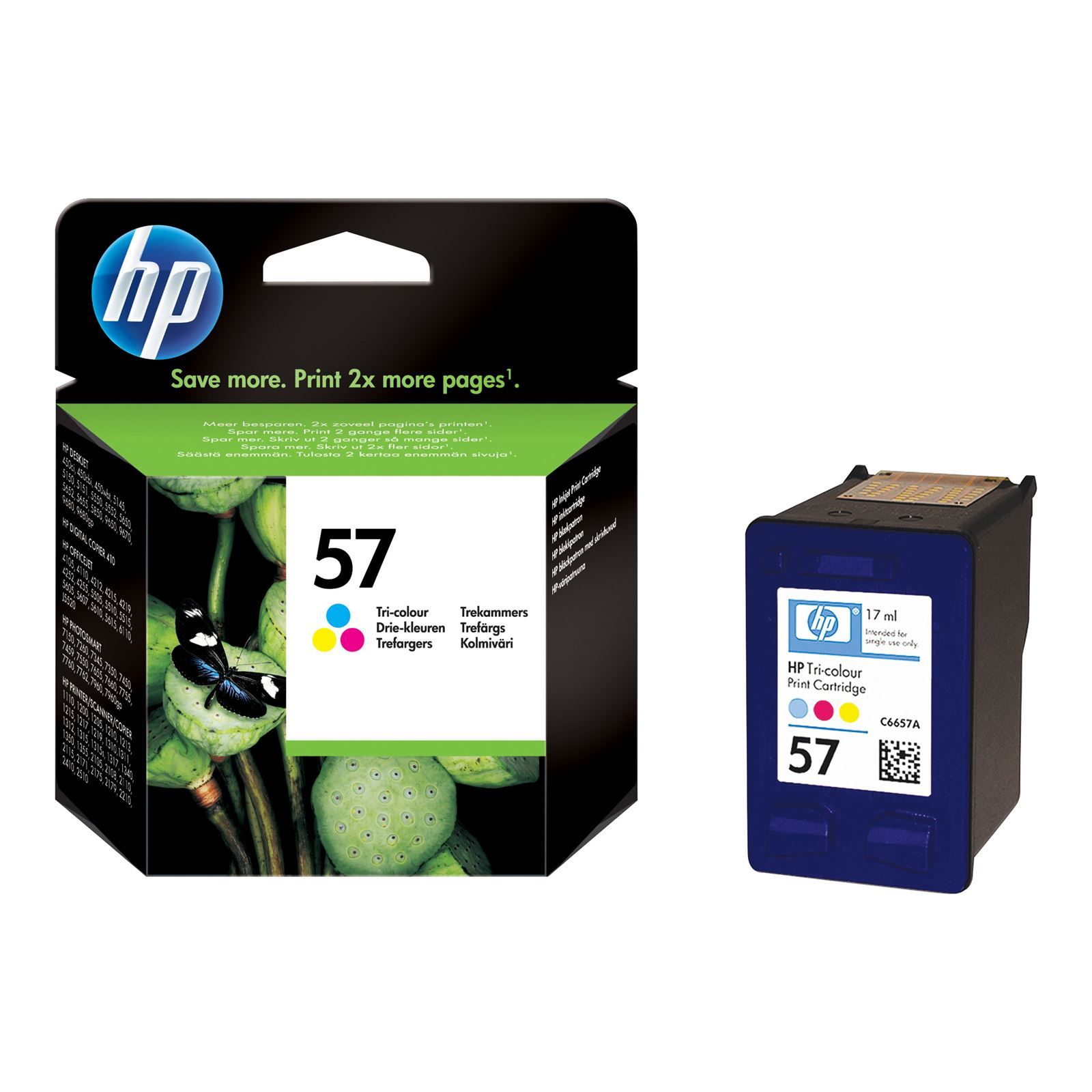 HP 6657AE (57) Color tintapatron
