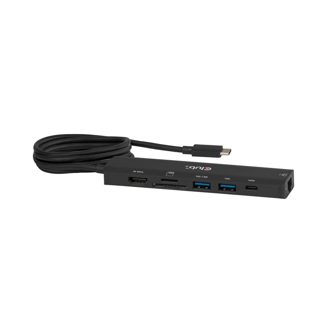 Club3D CSV-2555 7-1 USB-C to HDMI Hub 4K60Hz PD3.1 140W 1m