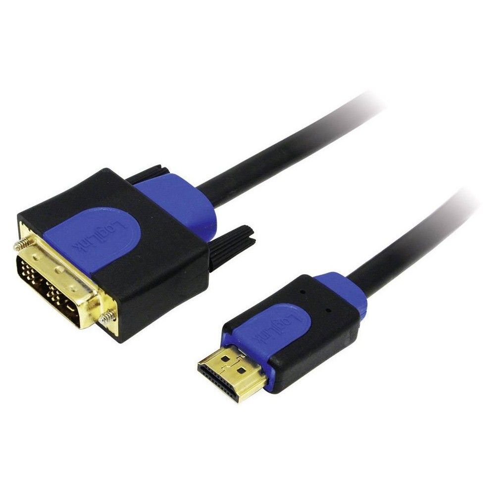Logilink HDMI to DVI male/male cable 10m Black