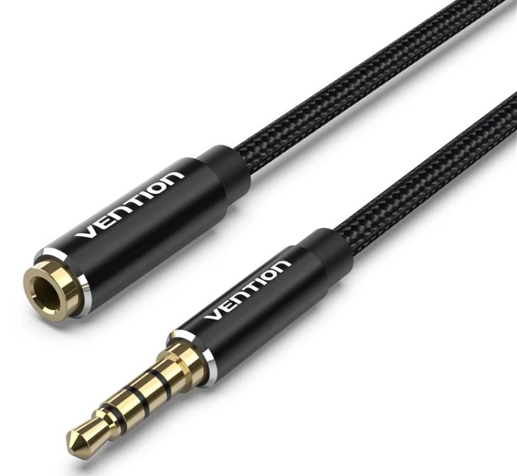 Vention 3,5mm Jack to 3,5mm Jack Extension Cable 8m Black