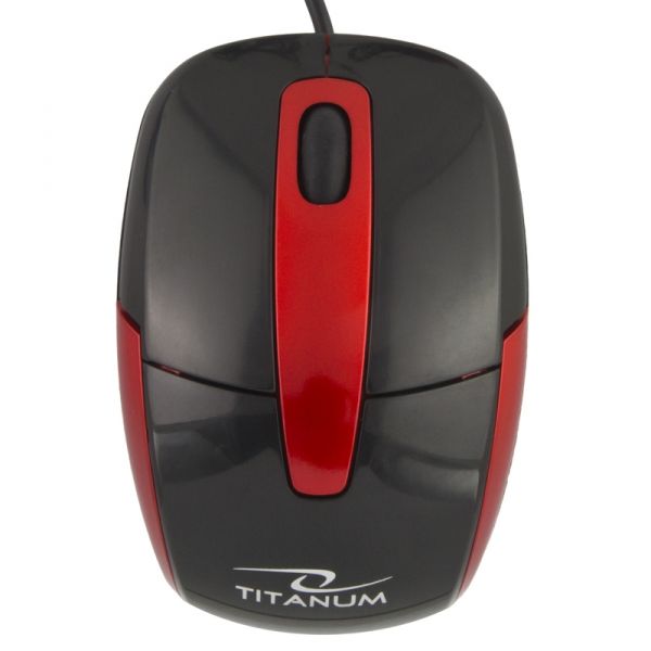 Esperanza Titanum Barracuda Mouse Red