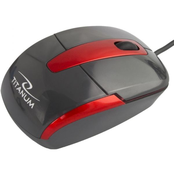 Esperanza Titanum Barracuda Mouse Red