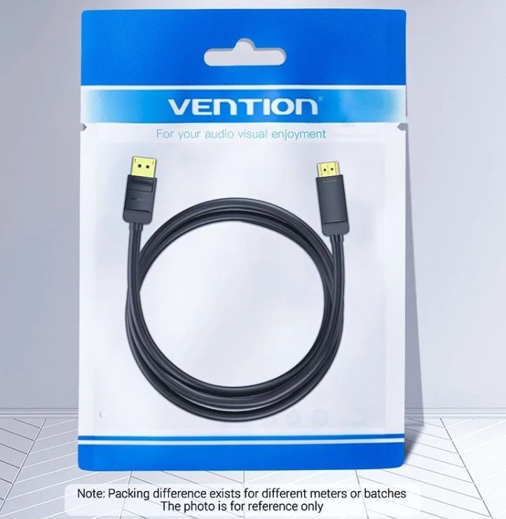 Vention Displayport to HDMI Cable 1,5m Black