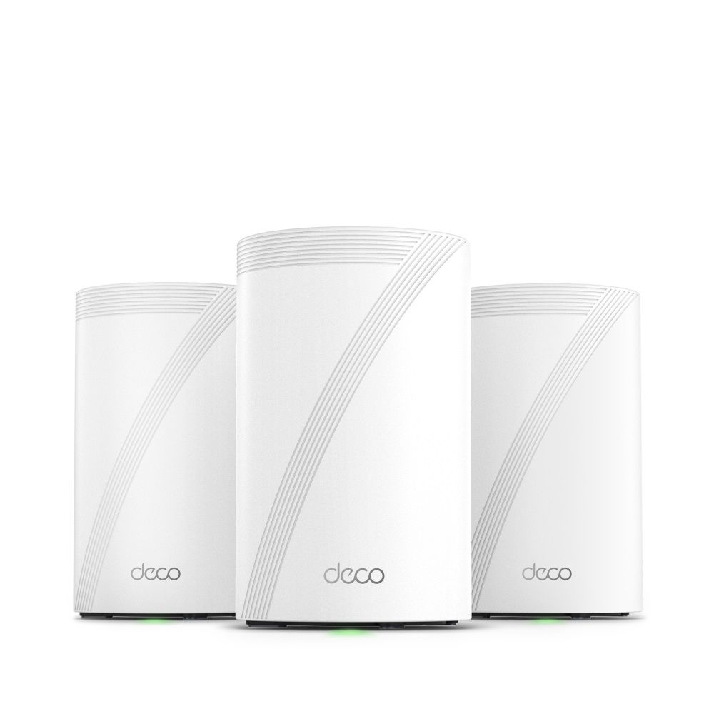 TP-Link Deco BE68 Deco 7 Pro BE14000 Tri-Band Whole Home Mesh WiFi 7 System (3-pack)