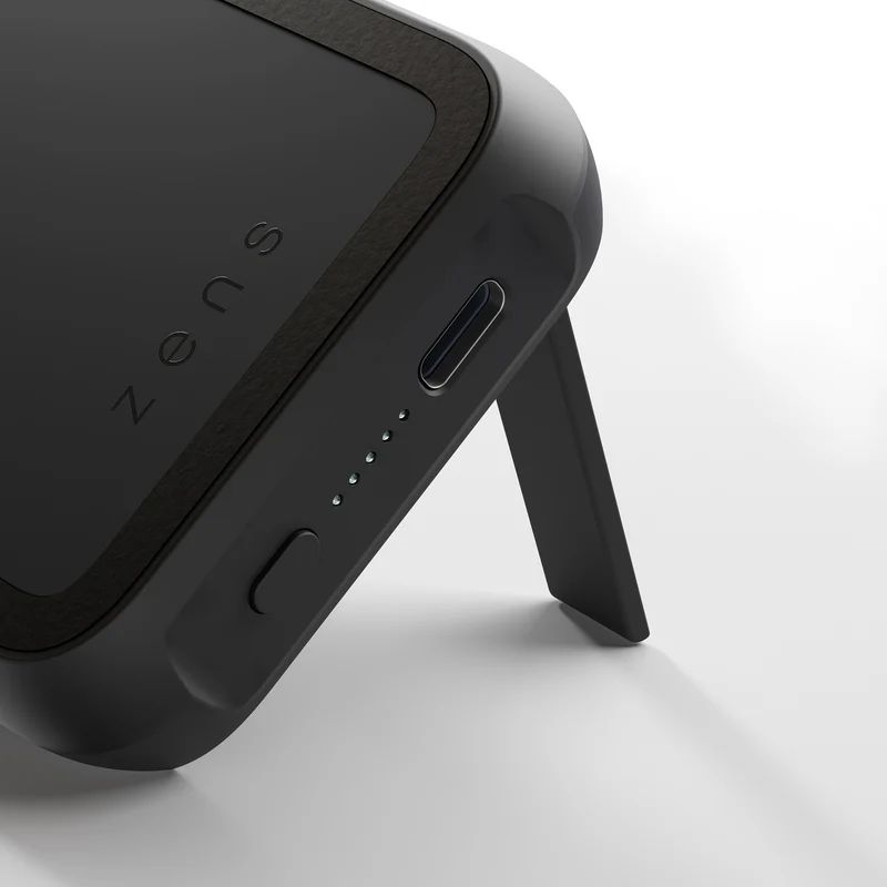 Zens Magnetic Single 10000mAh Powerbank Black