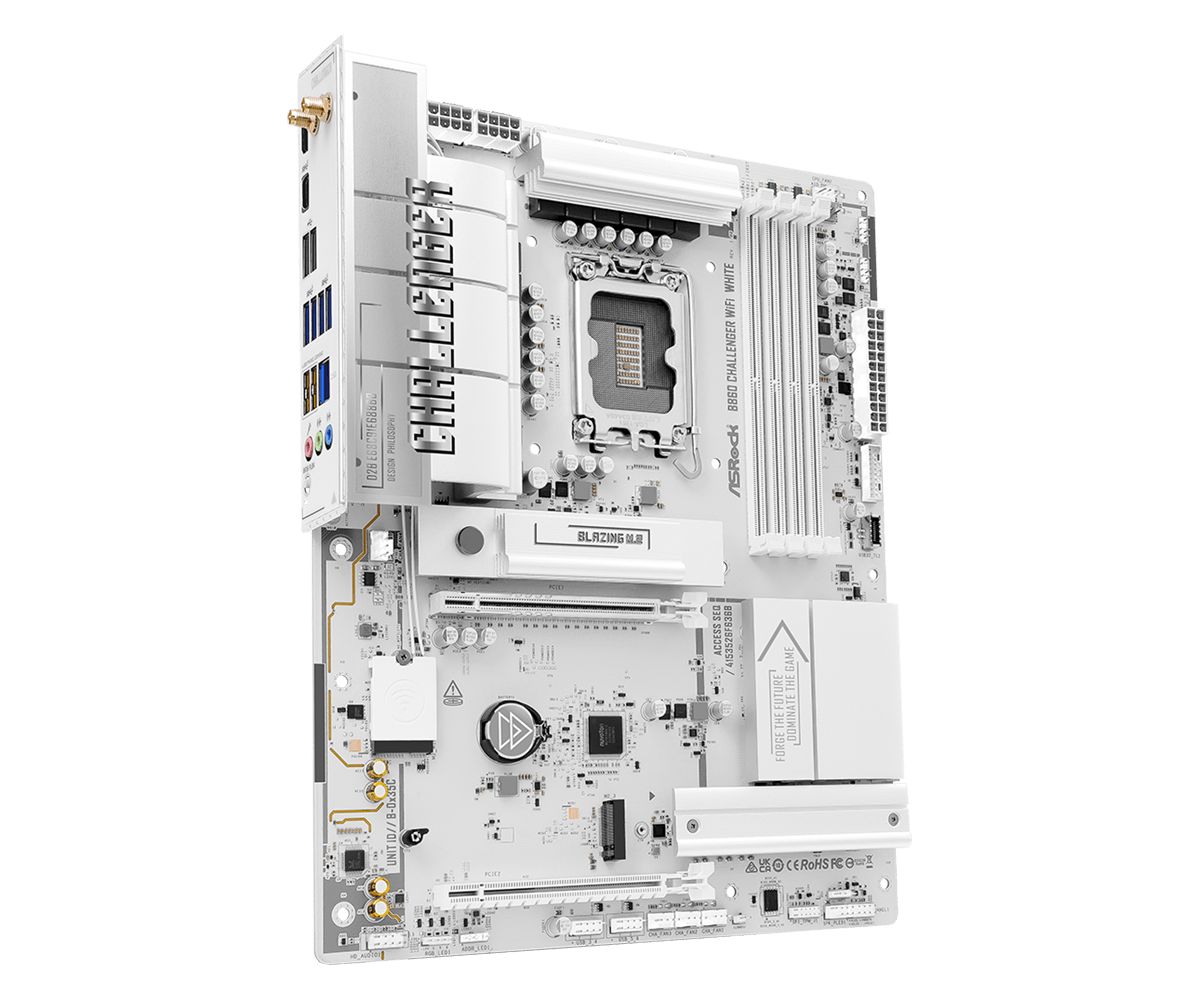ASRock B860 CHALLENGER WIFI WHITE
