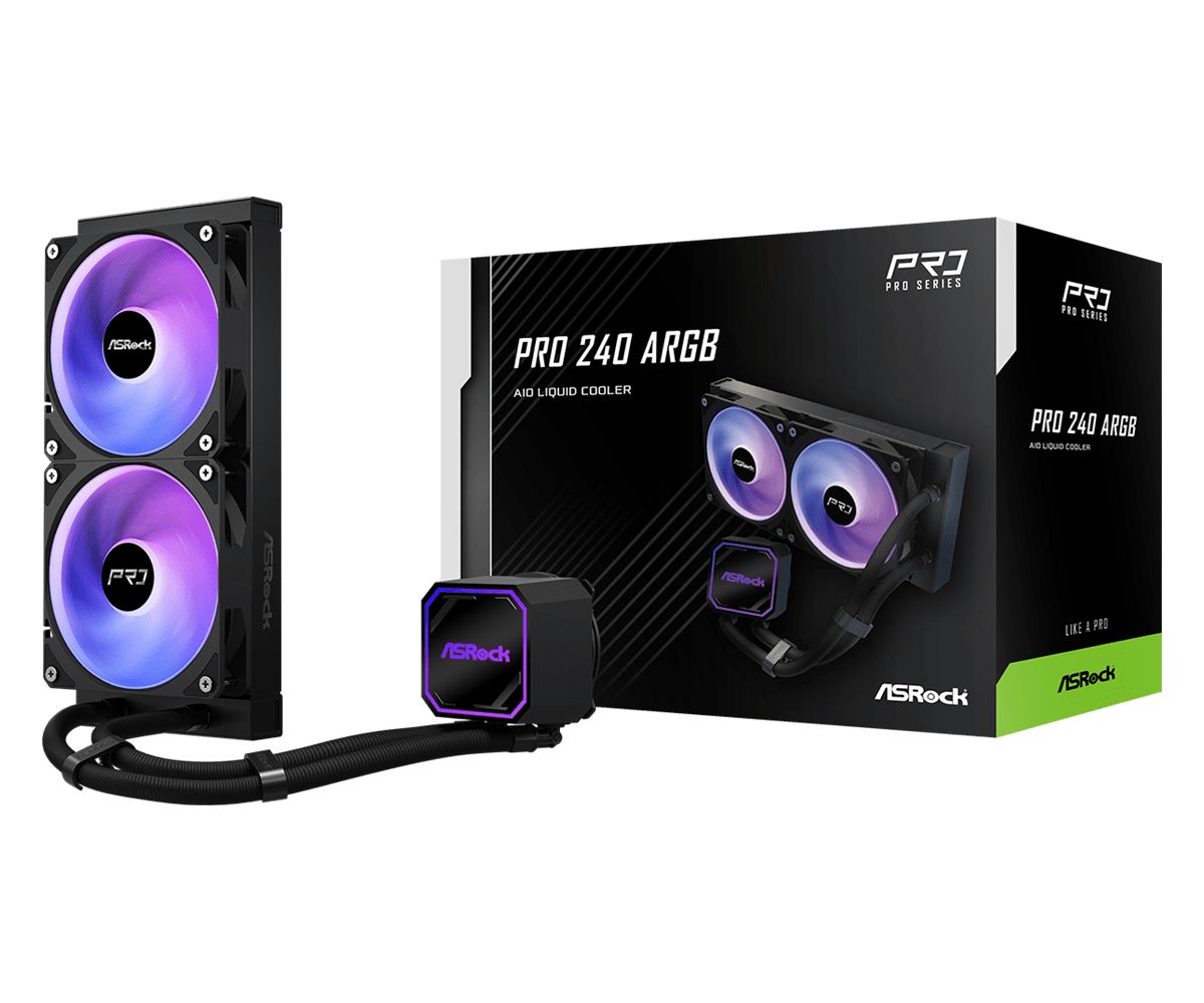 ASRock Pro 240 ARGB CPU Cooler