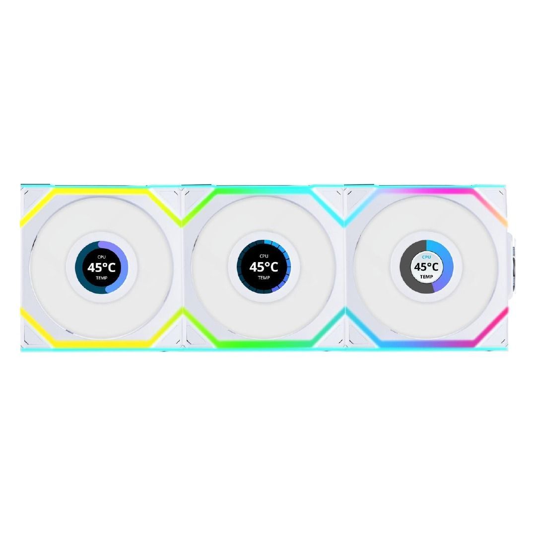 Lian Li UNI FAN SL Wireless LDC 120 White (3-Pack)