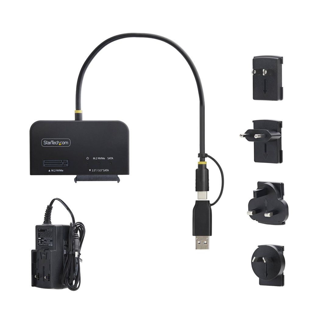 Startech USB-C/USB-A to M.2 NVMe and 2.5in/3.5in SATA Adapter
