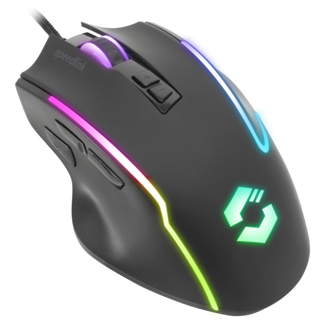Speedlink DECUS NX RGB Gaming Mouse Rubber-Black