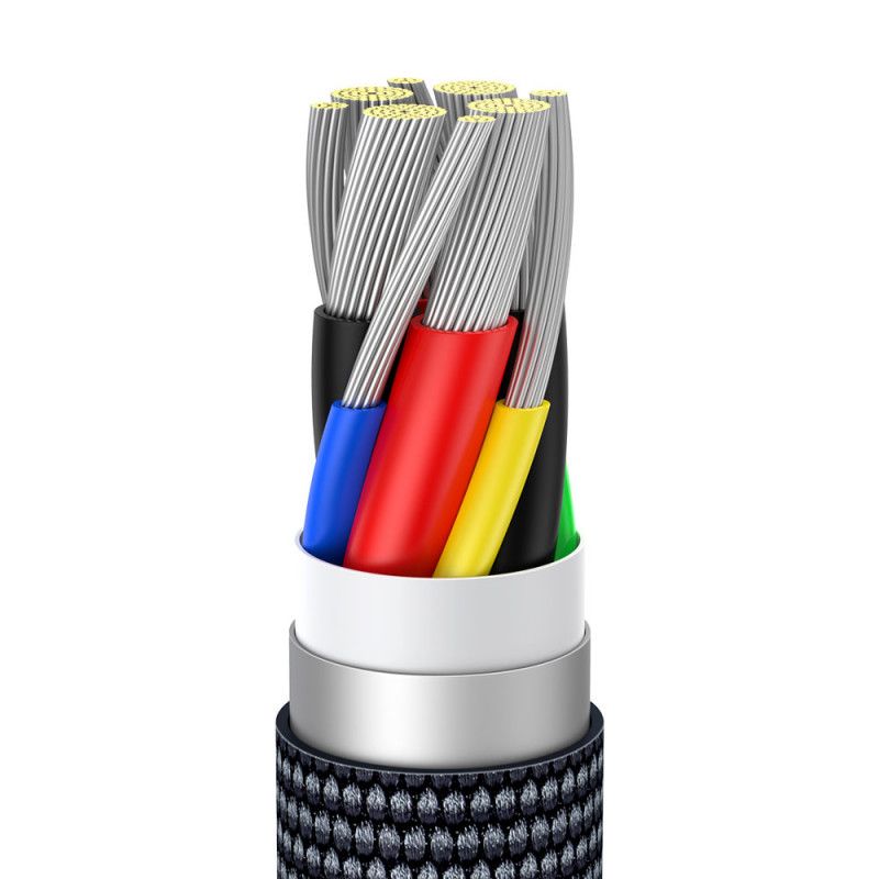 Baseus Crystal Shine USB-C - USB-C Cable 100W 1,2m Black