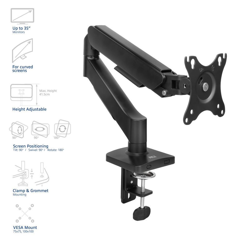 ACT AC8313 Gas Spring Single Monitor Arm 17