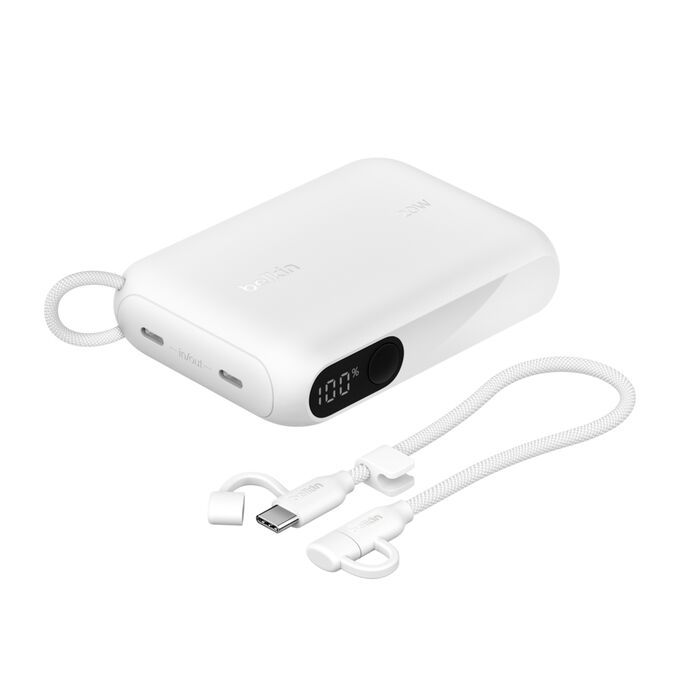 Belkin BoostCharge with Display 10000mAh PowerBank White