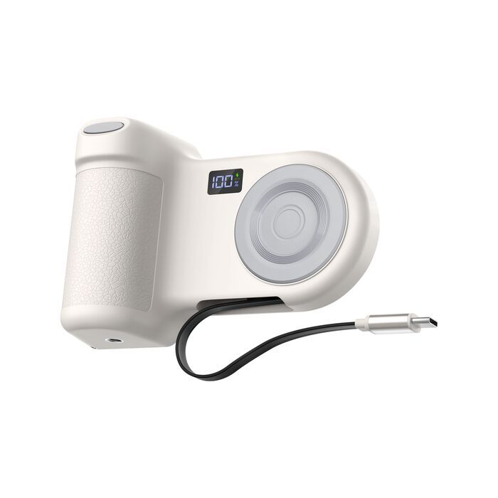 Belkin Stage PowerGrip Magnetic Charging Camera Grip with 9300mAh PowerBank Sand