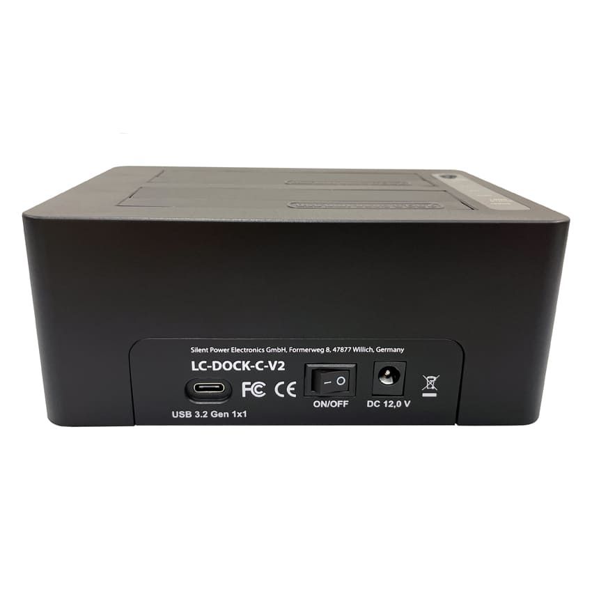 LC Power LC-DOCK-C-V2 HDD Docking Station Black